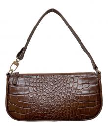 BYFAR（バイファー）の古着「Rachel Croc Embossed Shoulder Bag Nutella」｜ブラウン