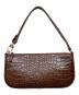BYFAR（バイファー）の古着「Rachel Croc Embossed Shoulder Bag Nutella」｜ブラウン