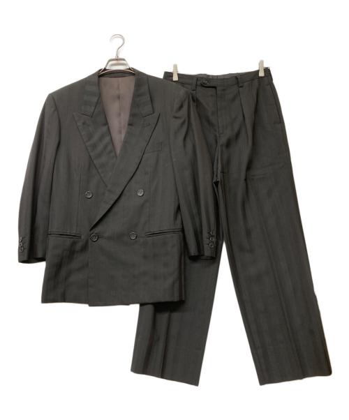 JUN MEN（ジュンメン）JUN MEN (ジュンメン) VERONESE ヴィンテージダブルブレストセットアップスーツ ブラック サイズ:サイズMの古着・服飾アイテム