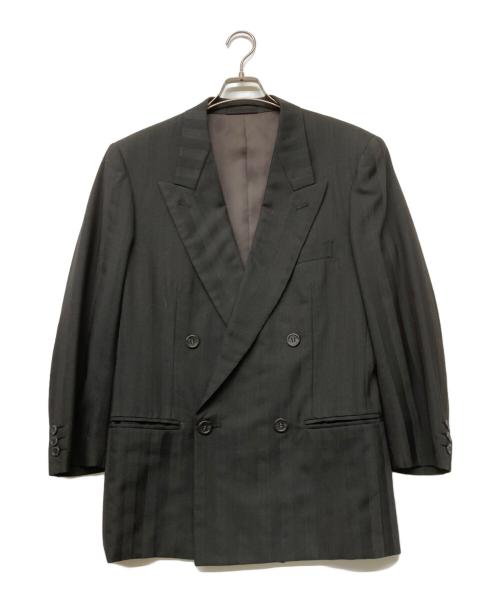 JUN MEN（ジュンメン）JUN MEN (ジュンメン) VERONESE ヴィンテージダブルブレストセットアップスーツ ブラック サイズ:サイズMの古着・服飾アイテム