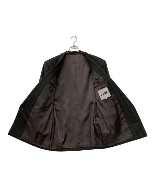 JUN MEN（ジュンメン）JUN MEN (ジュンメン) VERONESE ヴィンテージダブルブレストセットアップスーツ ブラック サイズ:サイズMの古着・服飾アイテム
