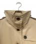 中古・古着 BURBERRY LONDON (バーバリーロンドン) 裏地ノバチェックウールライナー付きトレンチコート ベージュ サイズ:40：15000円