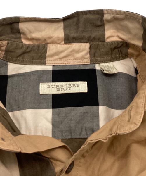 BURBERRY BRIT（バーバリーブリット）BURBERRY BRIT (バーバリーブリット) ノバチェックシャツ ベージュ サイズ:Sの古着・服飾アイテム