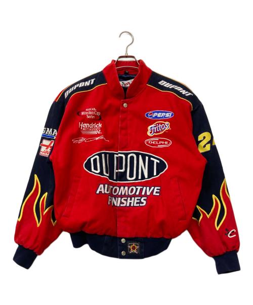 CHASE（チェイス）CHASE (チェイス) 古着DUPONT レーシングジャケット レッド×ネイビー サイズ:Ｍの古着・服飾アイテム