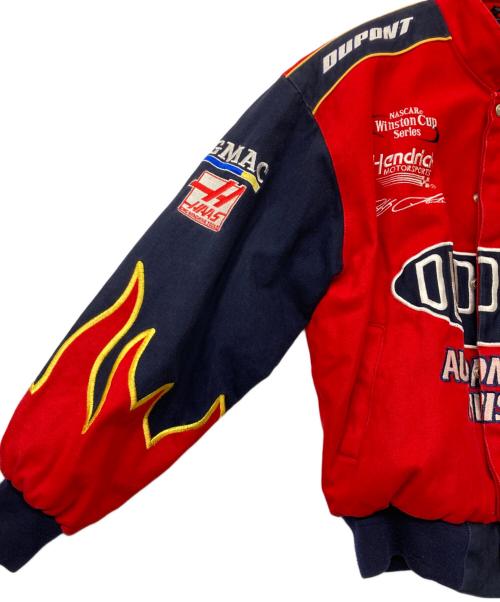 CHASE（チェイス）CHASE (チェイス) 古着DUPONT レーシングジャケット レッド×ネイビー サイズ:Ｍの古着・服飾アイテム