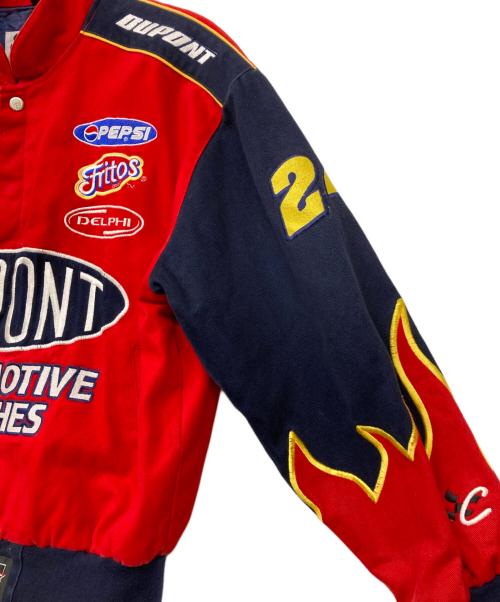 CHASE（チェイス）CHASE (チェイス) 古着DUPONT レーシングジャケット レッド×ネイビー サイズ:Ｍの古着・服飾アイテム