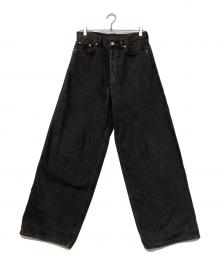 WEEKDAY（ウイークデイ）の古着「Astro Loose Baggy Jeans」｜ブラック