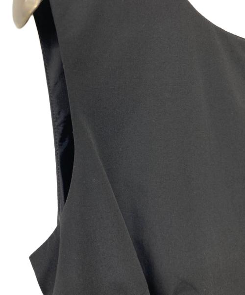 JUSGLITTY（ジャスグリッティー）JUSGLITTY (ジャスグリッティー) バックギャザーカラーワンピース ブラック サイズ:SIZE 2の古着・服飾アイテム