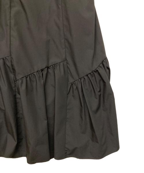 JUSGLITTY（ジャスグリッティー）JUSGLITTY (ジャスグリッティー) バックギャザーカラーワンピース ブラック サイズ:SIZE 2の古着・服飾アイテム