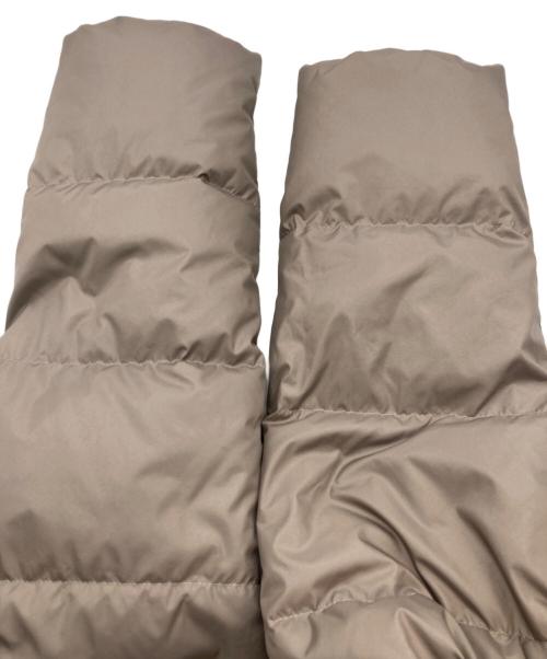 nano・universe（ナノ・ユニバース）nano・universe (ナノ・ユニバース) 西川ダウン フードロングダウンコート ピンクベージュ サイズ:40の古着・服飾アイテム