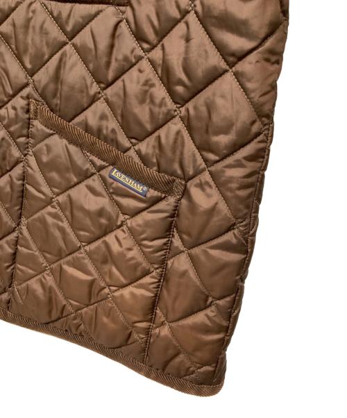 LAVENHAM（ラベンハム）LAVENHAM (ラベンハム) フーデットキルティングジャケット ブラウン サイズ:42の古着・服飾アイテム