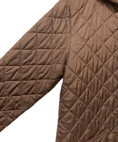 LAVENHAM（ラベンハム）LAVENHAM (ラベンハム) フーデットキルティングジャケット ブラウン サイズ:42の古着・服飾アイテム