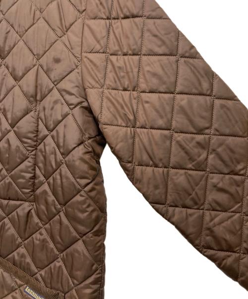 LAVENHAM（ラベンハム）LAVENHAM (ラベンハム) フーデットキルティングジャケット ブラウン サイズ:42の古着・服飾アイテム