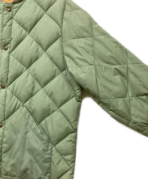 Eddie Bauer（エディーバウアー）Eddie Bauer (エディーバウアー) USA製 70sヴィンテージ黒タグ前期キルティングダウンジャケット ライトグリーン サイズ:-の古着・服飾アイテム