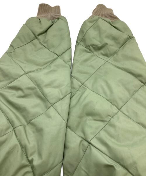 Eddie Bauer（エディーバウアー）Eddie Bauer (エディーバウアー) USA製 70sヴィンテージ黒タグ前期キルティングダウンジャケット ライトグリーン サイズ:-の古着・服飾アイテム
