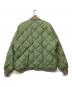 Eddie Bauer (エディーバウアー) USA製 70sヴィンテージ黒タグ前期キルティングダウンジャケット ライトグリーン サイズ:-：19000円