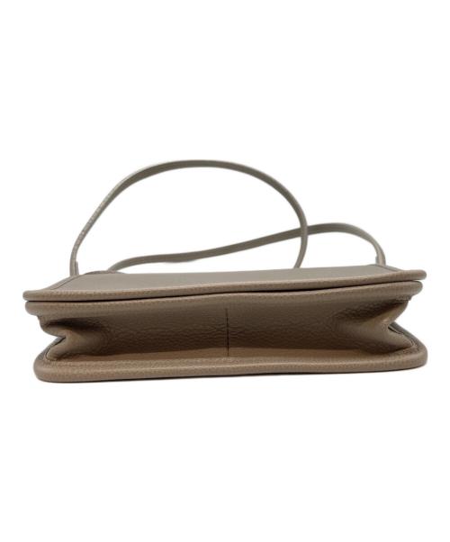 LONGCHAMP（ロンシャン）LONGCHAMP (ロンシャン) LE FOULONNE ショルダーウォレット ベージュの古着・服飾アイテム