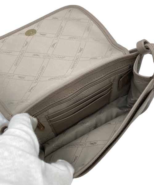 LONGCHAMP（ロンシャン）LONGCHAMP (ロンシャン) LE FOULONNE ショルダーウォレット ベージュの古着・服飾アイテム