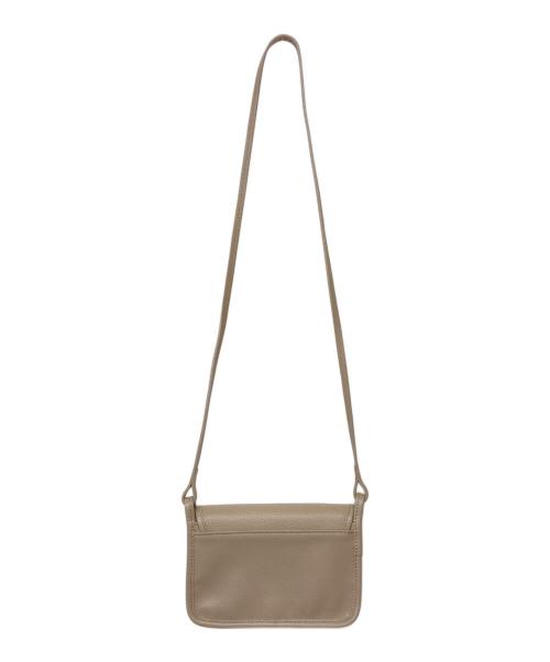 LONGCHAMP（ロンシャン）LONGCHAMP (ロンシャン) LE FOULONNE ショルダーウォレット ベージュの古着・服飾アイテム