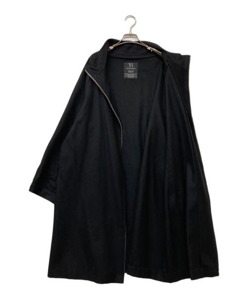 Y's（ワイズ）Y's (ワイズ) ジップウールコート ブラック サイズ:3の古着・服飾アイテム