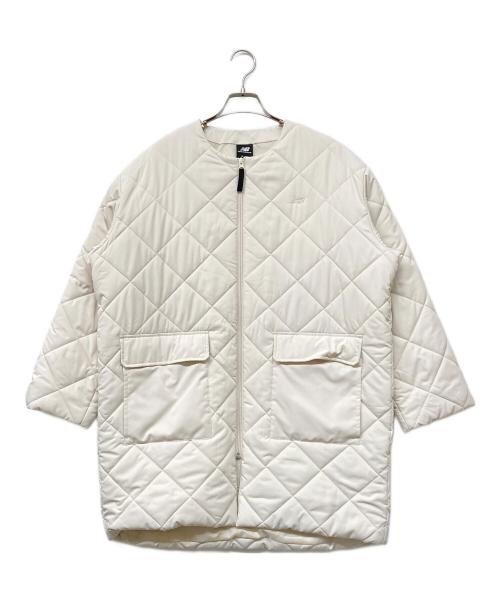 NEW BALANCE（ニューバランス）NEW BALANCE (ニューバランス) キルティングコート アイボリー サイズ:Mの古着・服飾アイテム