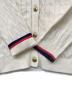 中古・古着 BURBERRY BLUE LABEL (バーバリーロンドンブルーレーベル) 14SS 金釦ケーブルニットカーディガン ホワイト サイズ:38：6000円