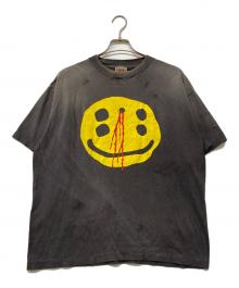 SAINT MICHAEL（セントマイケル）の古着「24AW CP SS TEE / SMILE」｜チャコールグレー