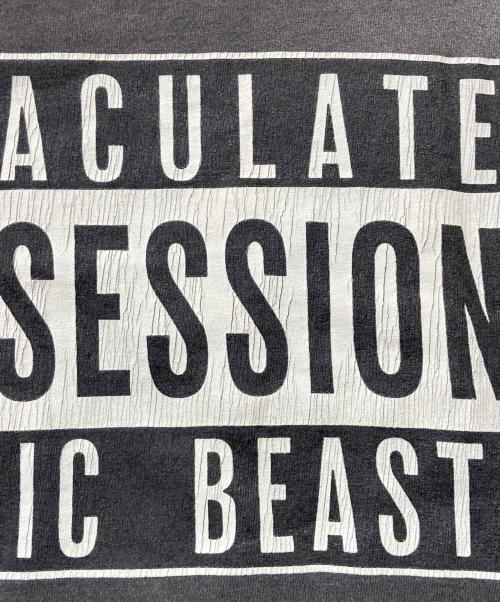 SAINT MICHAEL（セントマイケル）SAINT MICHAEL (セントマイケル) 24AW CP SS TEE / SMILE チャコールグレー サイズ:Lの古着・服飾アイテム