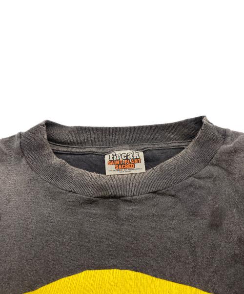 SAINT MICHAEL（セントマイケル）SAINT MICHAEL (セントマイケル) 24AW CP SS TEE / SMILE チャコールグレー サイズ:Lの古着・服飾アイテム