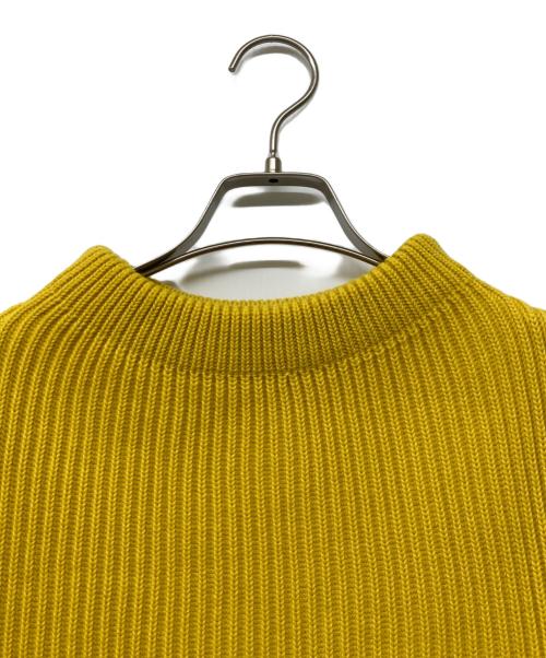 ANDERSEN-ANDERSEN（アンデルセン アンデルセン）ANDERSEN-ANDERSEN (アンデルセン アンデルセン) リブニットセーター イエロー サイズ:Mの古着・服飾アイテム