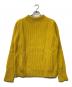 ANDERSEN-ANDERSEN（アンデルセン アンデルセン）の古着「リブニットセーター」｜イエロー