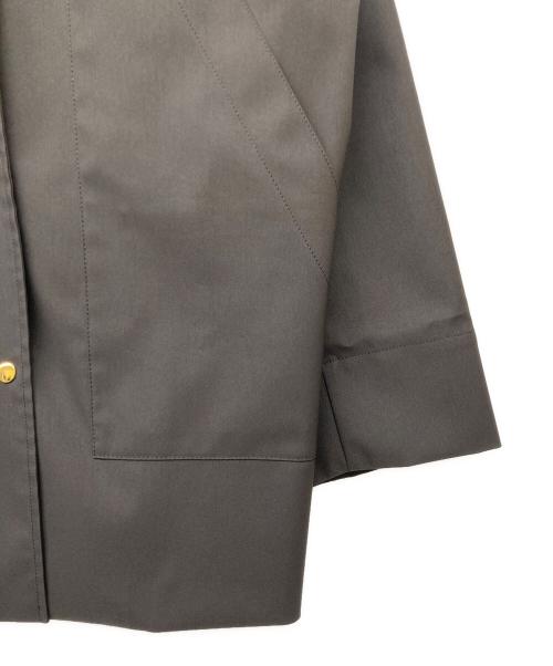 Noble（ノーブル）Noble (ノーブル) 22AW ウインドプルーフフーデッドブルゾン グレー サイズ:38の古着・服飾アイテム