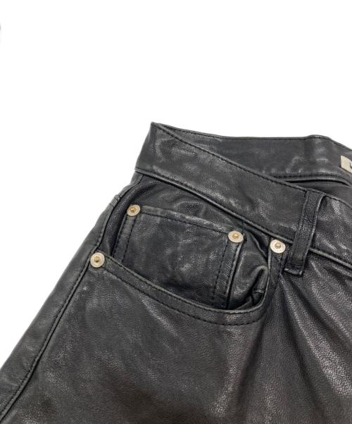 beautiful people（ビューティフルピープル）beautiful people (ビューティフルピープル) ラムレザーパンツ ブラック サイズ:34の古着・服飾アイテム