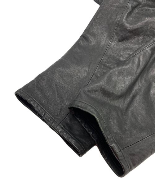 beautiful people（ビューティフルピープル）beautiful people (ビューティフルピープル) ラムレザーパンツ ブラック サイズ:34の古着・服飾アイテム