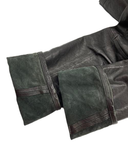 beautiful people（ビューティフルピープル）beautiful people (ビューティフルピープル) ラムレザーパンツ ブラック サイズ:34の古着・服飾アイテム