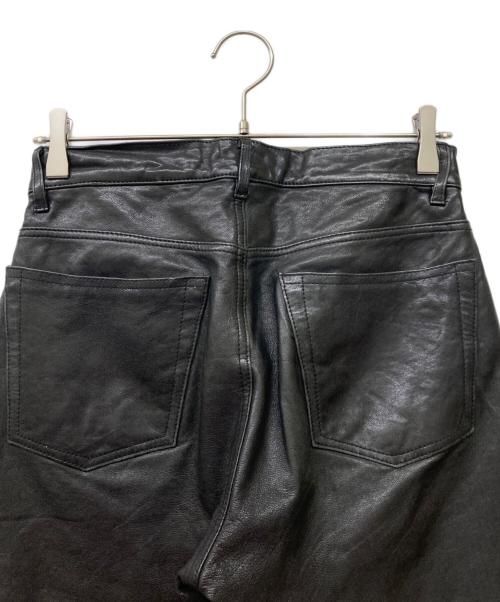 beautiful people（ビューティフルピープル）beautiful people (ビューティフルピープル) ラムレザーパンツ ブラック サイズ:34の古着・服飾アイテム