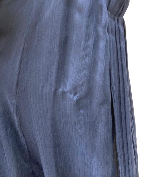 Mystrada（マイストラーダ）Mystrada (マイストラーダ) プリーツ楊柳ワンピース ネイビー サイズ:SIZE34の古着・服飾アイテム