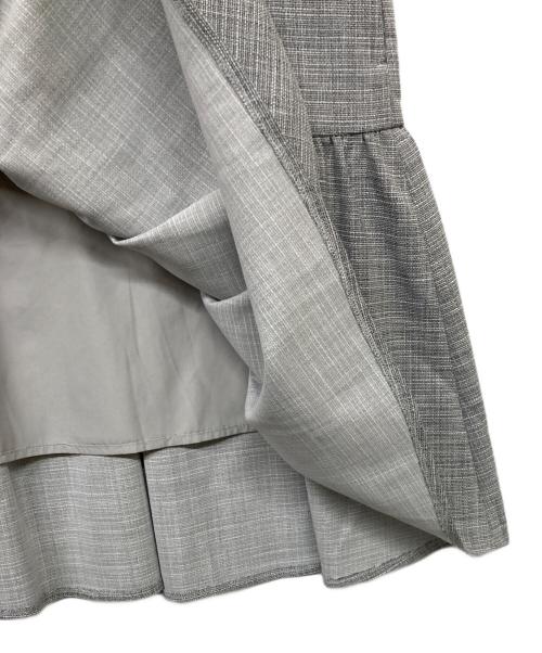 CELFORD（セルフォード）CELFORD (セルフォード) ツィードミニワンピース ライトグレー サイズ:38の古着・服飾アイテム