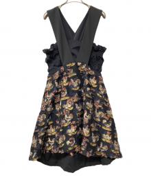 CARVEN（カルヴェン）の古着「刺繍ジャガードワンピース」｜マルチカラー