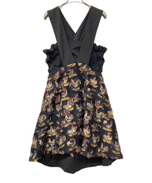 CARVEN（カルヴェン）CARVEN (カルヴェン) 刺繍ジャガードワンピース マルチカラー サイズ:36の古着・服飾アイテム