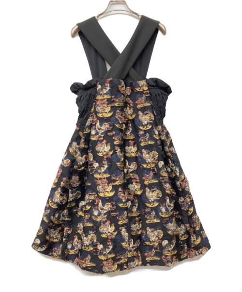 CARVEN（カルヴェン）CARVEN (カルヴェン) 刺繍ジャガードワンピース マルチカラー サイズ:36の古着・服飾アイテム