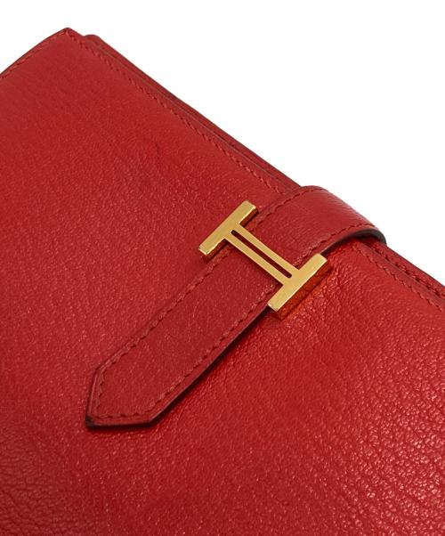 HERMES（エルメス）HERMES (エルメス) ベアンスフレ シェーブル レッドの古着・服飾アイテム