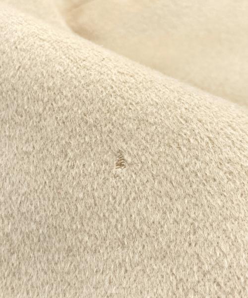 Pinky & Dianne（ピンキーアンドダイアン）Pinky & Dianne (ピンキーアンドダイアン) ベルテッドブルーフォックスファーアンゴラウールコート ベージュ サイズ:38の古着・服飾アイテム