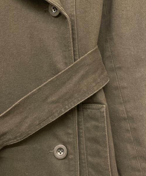 goa（ゴア）goa (ゴア) 00s Y2K メタルボタンギミックトレンチコート オリーブ サイズ:FREEの古着・服飾アイテム