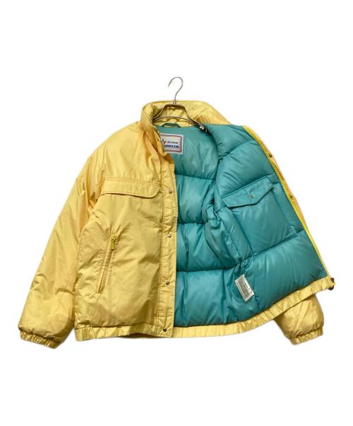 MONCLER（モンクレール）MONCLER (モンクレール) アシックス期ヴィンテージダウンジャケット イエロー サイズ:胸囲 85・身長160cmの古着・服飾アイテム
