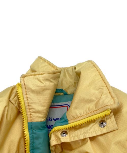 MONCLER（モンクレール）MONCLER (モンクレール) アシックス期ヴィンテージダウンジャケット イエロー サイズ:胸囲 85・身長160cmの古着・服飾アイテム