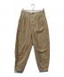 POLO RALPH LAUREN（ポロ・ラルフローレン）の古着「QRタグ Cotton Herringbone  Curved Tapered Pants」｜ベージュ