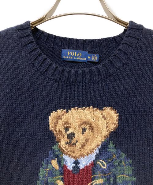POLO RALPH LAUREN（ポロ・ラルフローレン）POLO RALPH LAUREN (ポロ・ラルフローレン) ポロベアセーター ネイビー サイズ:Mの古着・服飾アイテム