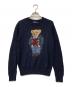 POLO RALPH LAUREN（ポロ・ラルフローレン）の古着「ポロベアセーター」｜ネイビー