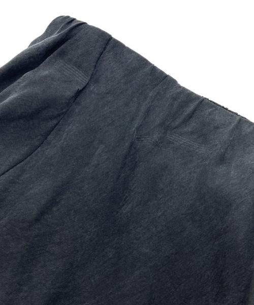 Noble（ノーブル）Noble (ノーブル) 24AW キュプラサテンナローAラインスカート グレー サイズ:38の古着・服飾アイテム